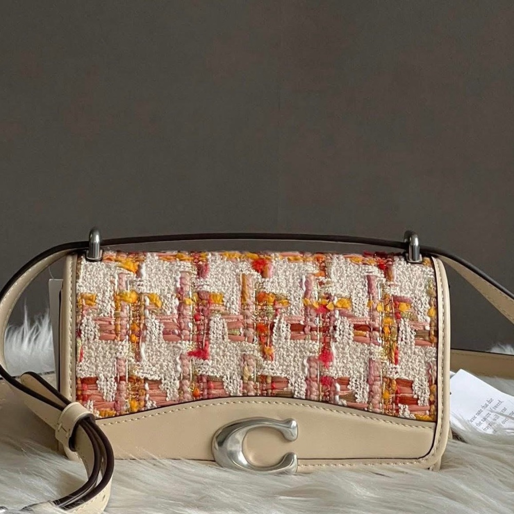CP096-01 - Coach Bandit Crossbody Bag in Tweed - ‼️ AS IS ‼️